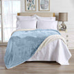 Velvet Plush Sherpa Luxury Bed Blanket - Kinsley Collection