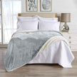 Velvet Plush Sherpa Luxury Bed Blanket - Kinsley Collection