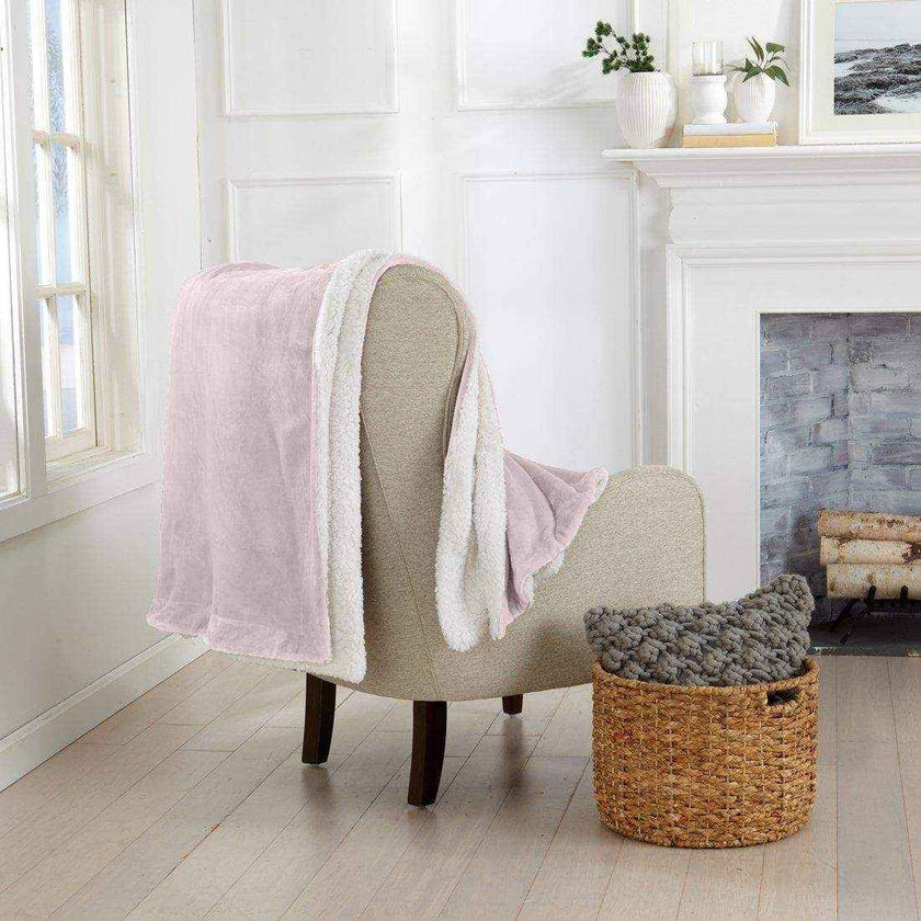 Velvet Plush Sherpa Luxury Bed Blanket - Kinsley Collection