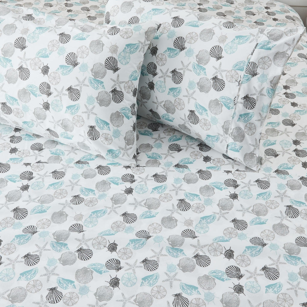 4-Piece Coastal Microfiber Sheet - Newport Collection