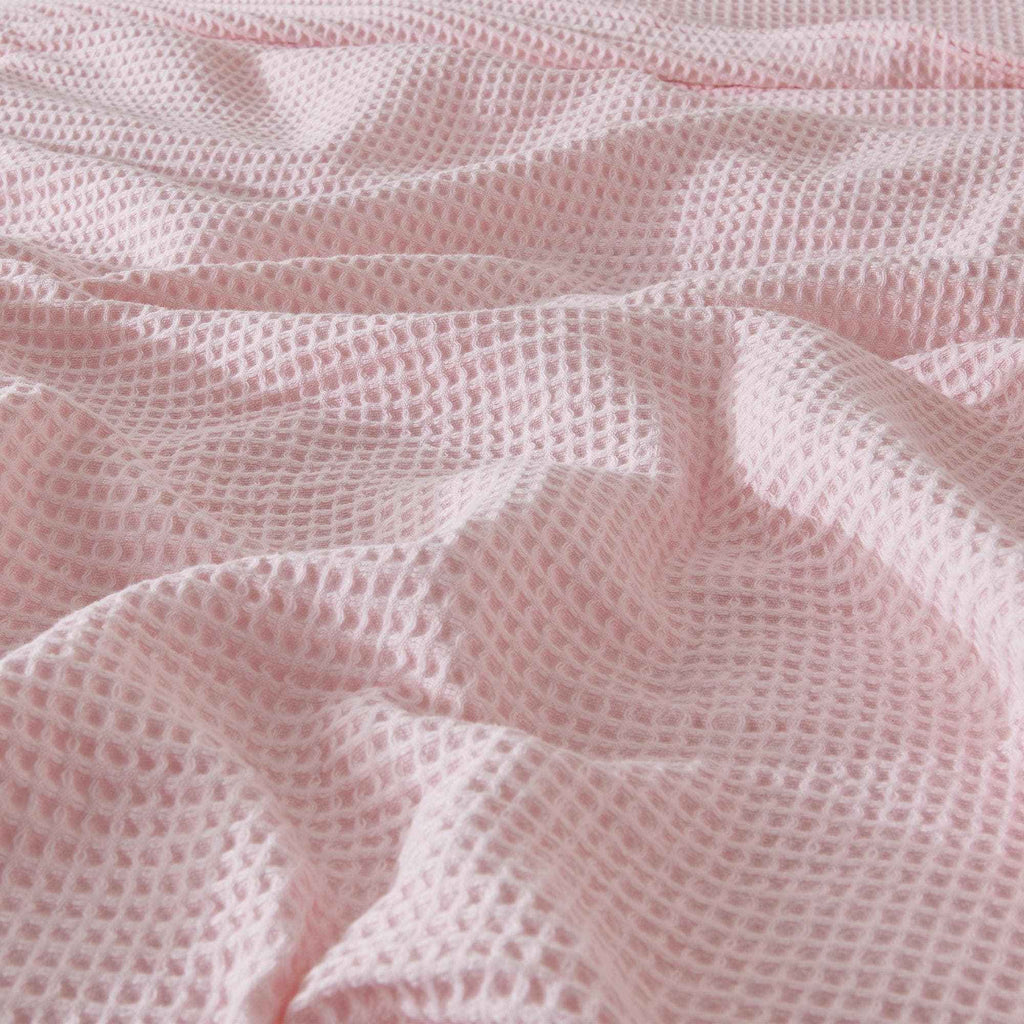 100% Cotton Waffle Weave Blanket - Mikala Collection
