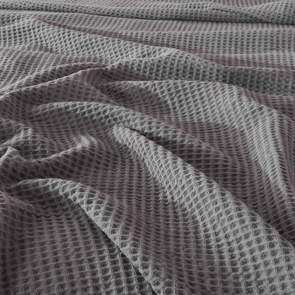 100% Cotton Waffle Weave Blanket - Mikala Collection