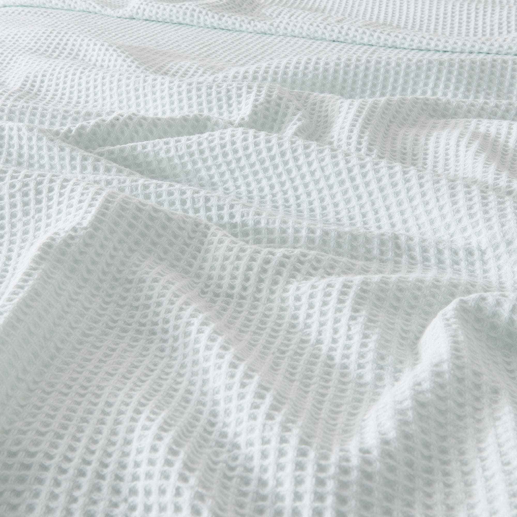 100% Cotton Waffle Weave Blanket - Mikala Collection
