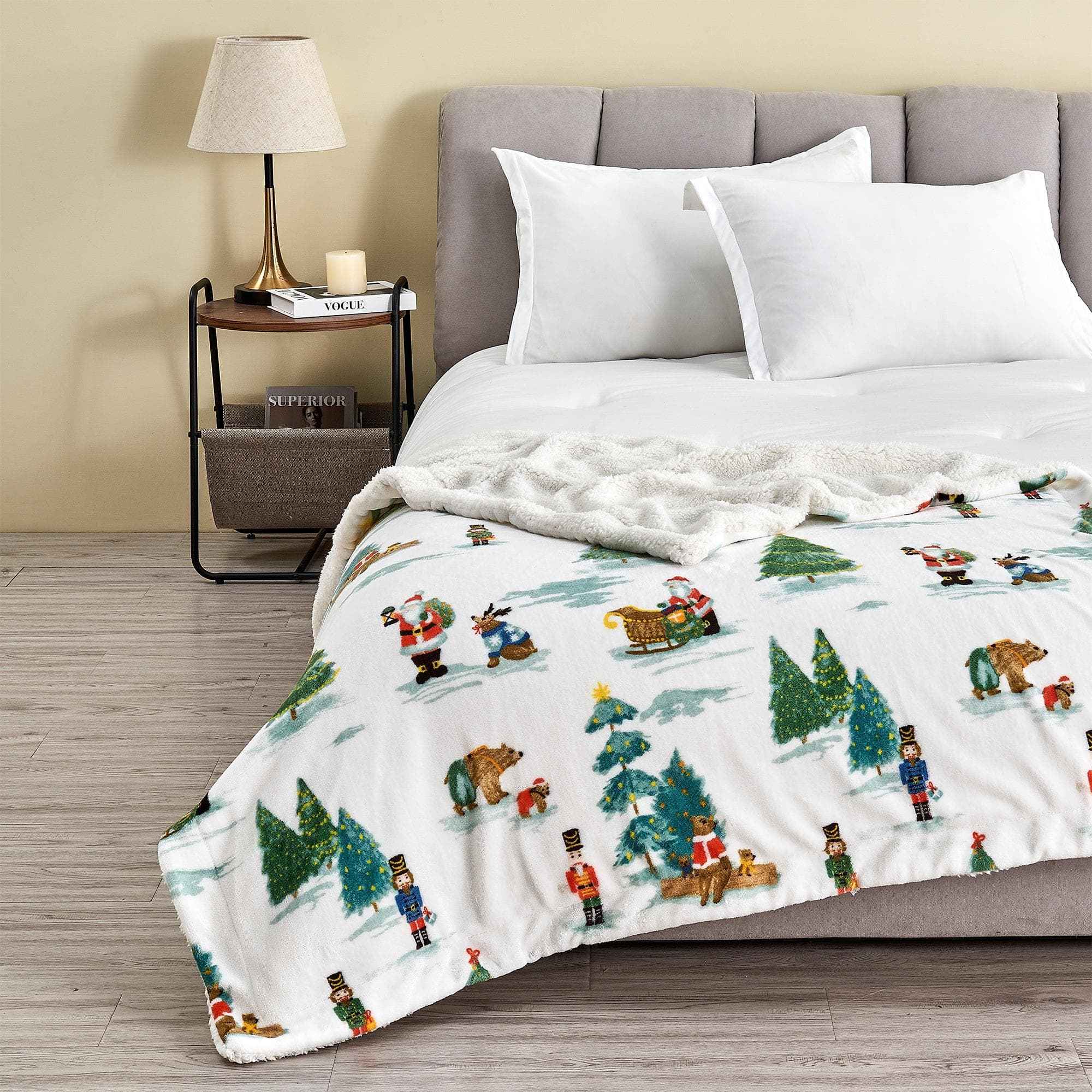 Sherpa Throw Blanket - Eve Collection