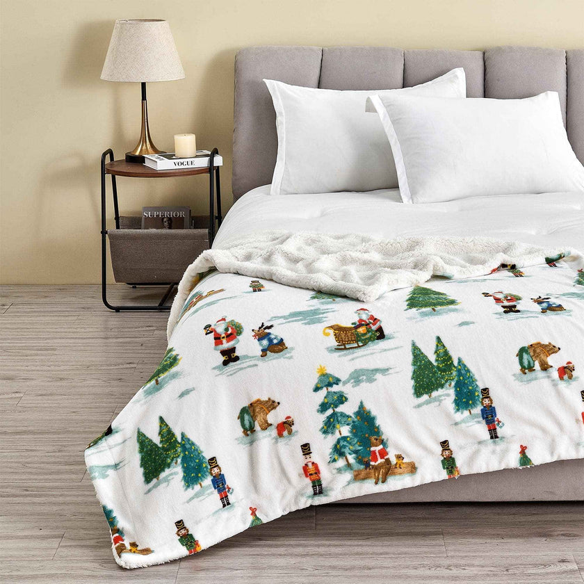 Sherpa Throw Blanket - Eve Collection