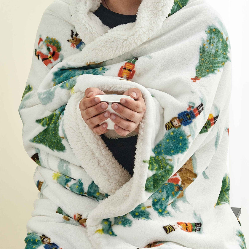 Sherpa Throw Blanket - Eve Collection