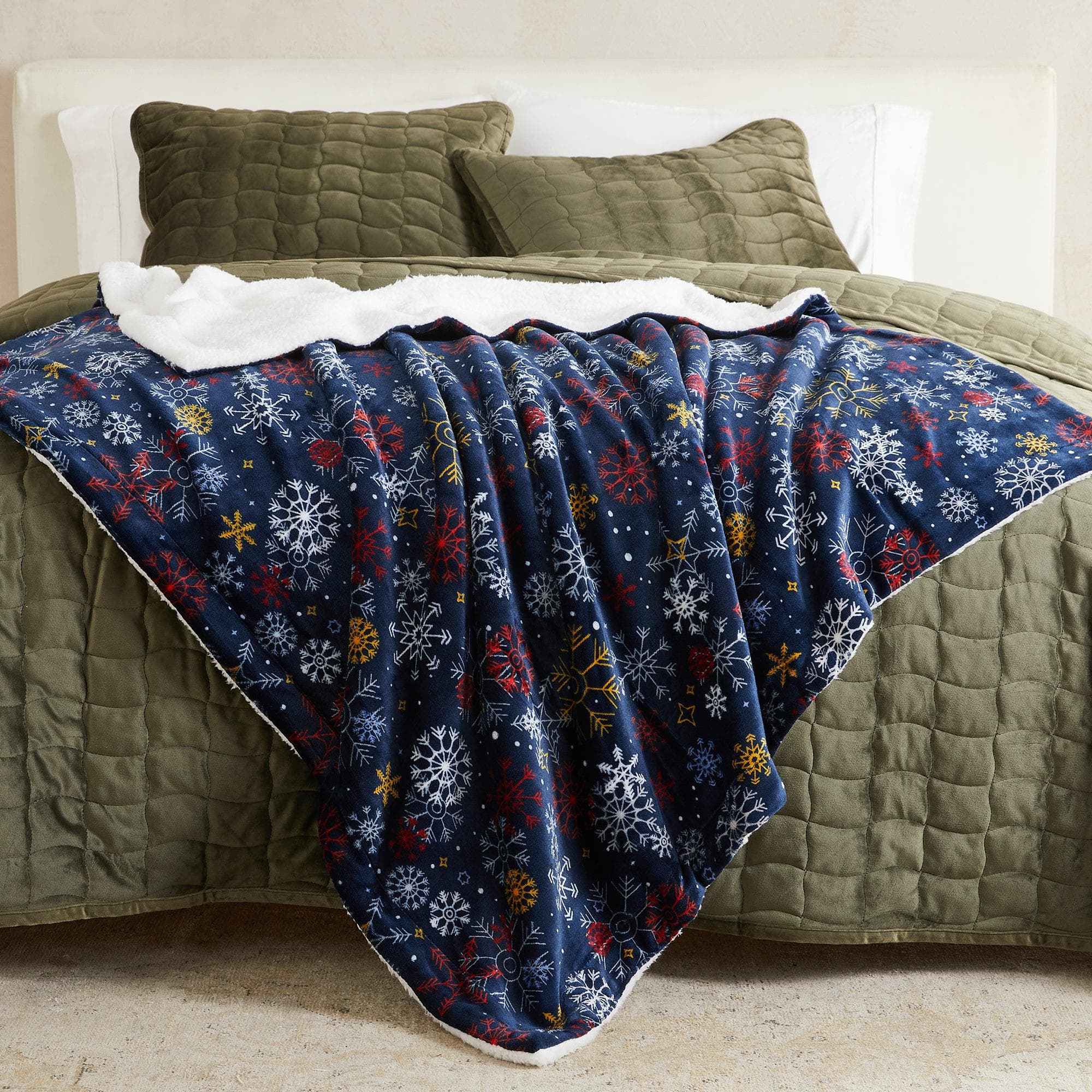 Sherpa Throw Blanket - Eve Collection