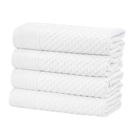 Cotton Diamond Waffle Weave Bath Towel Set - Grayson Collection