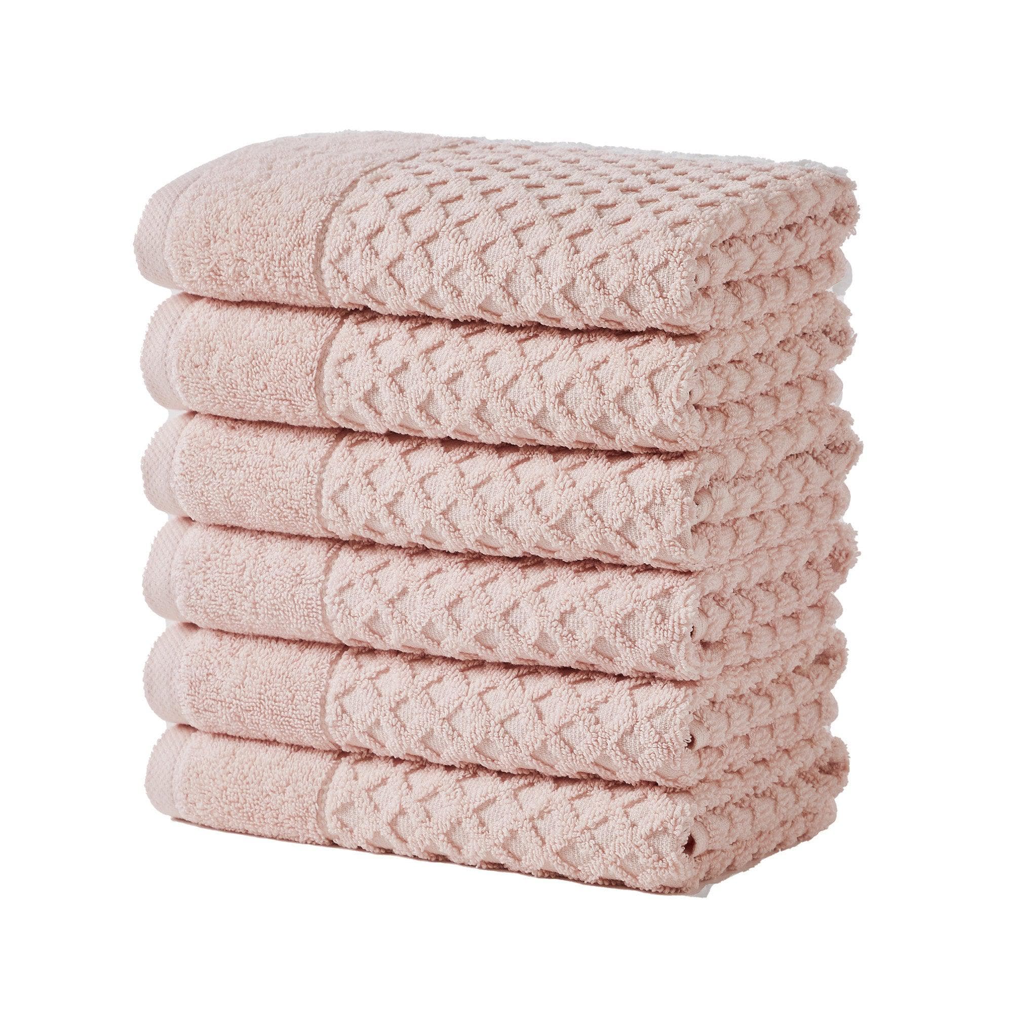 Cotton Diamond Waffle Weave Bath Towel Set - Grayson Collection