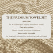 Cotton Diamond Waffle Weave Bath Towel Set - Grayson Collection