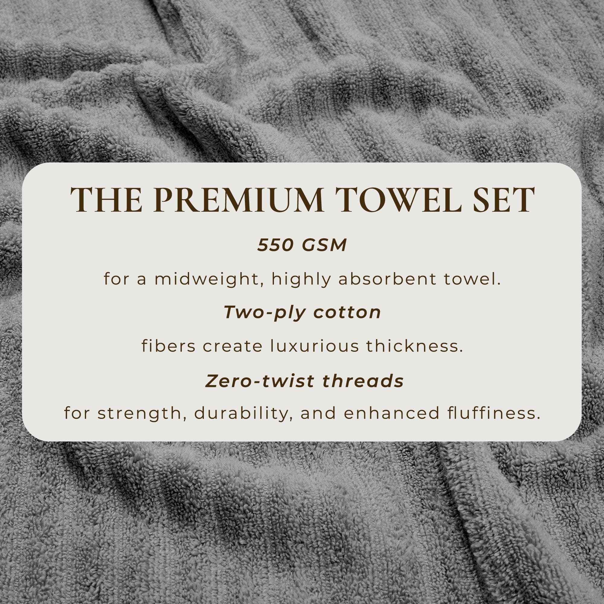 Luxury Cotton Towels - Karina Collection
