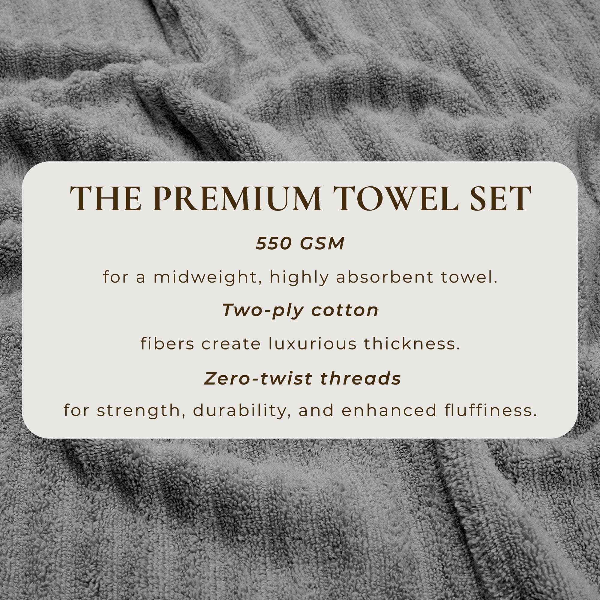 Luxury Cotton Towels - Karina Collection