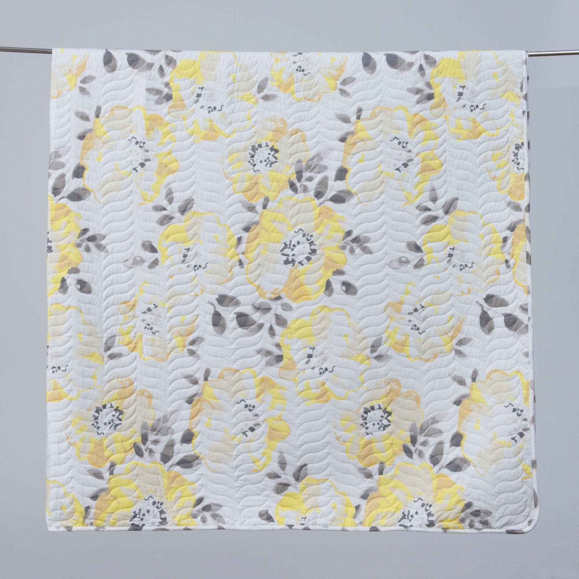 3 Piece Floral Quilt Set - Helene Collection