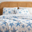 Blue Seashell Coastal Quilt Set - Trinidad Collection