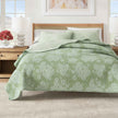 Floral Printed Cotton Quilt Set - Corin Collection