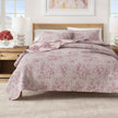 Floral Printed Cotton Quilt Set - Corin Collection
