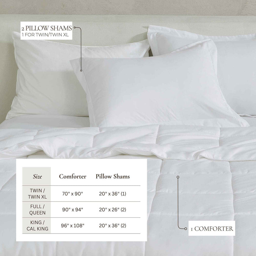 Reversible Comforter Set - Odette Collection