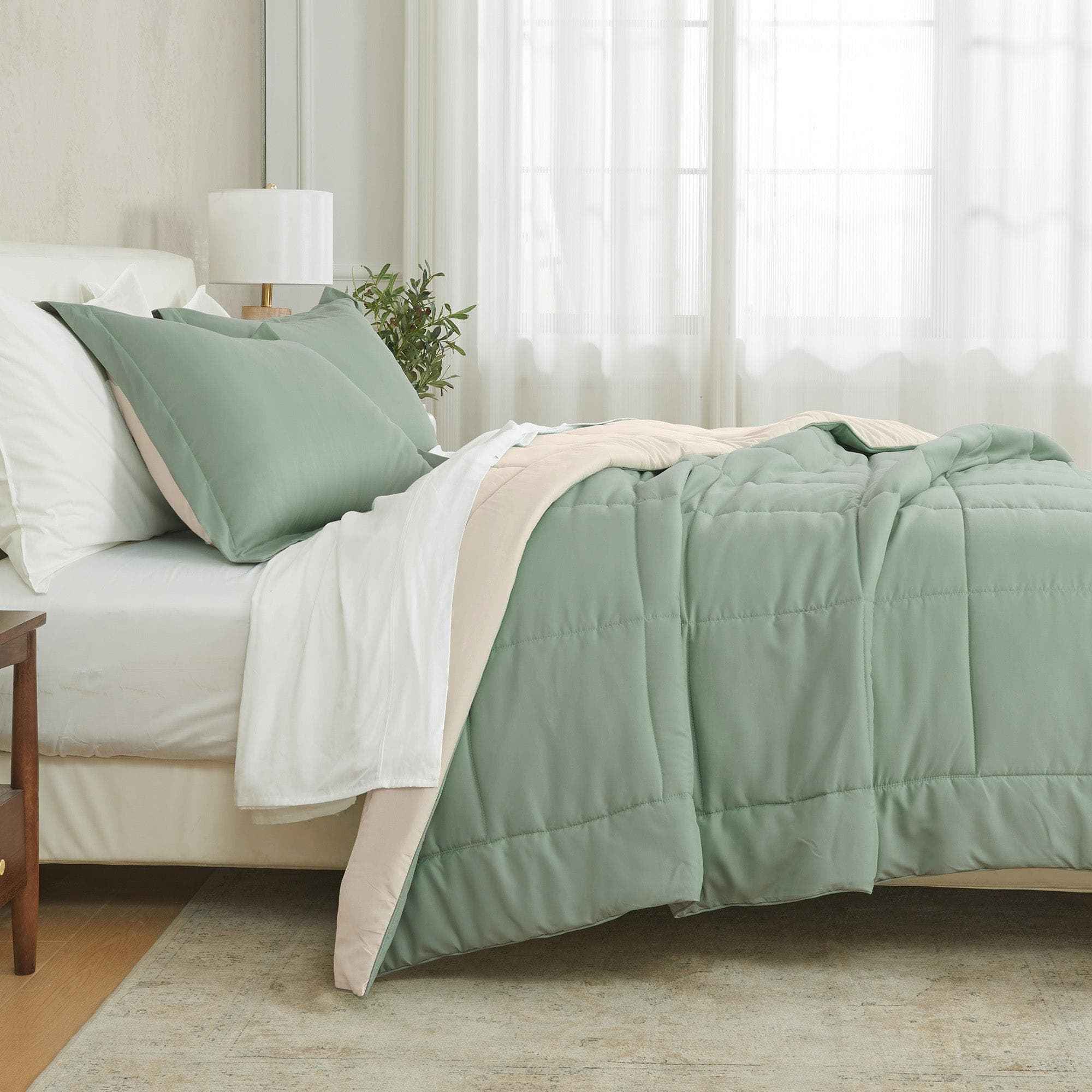 Reversible Comforter Set - Odette Collection