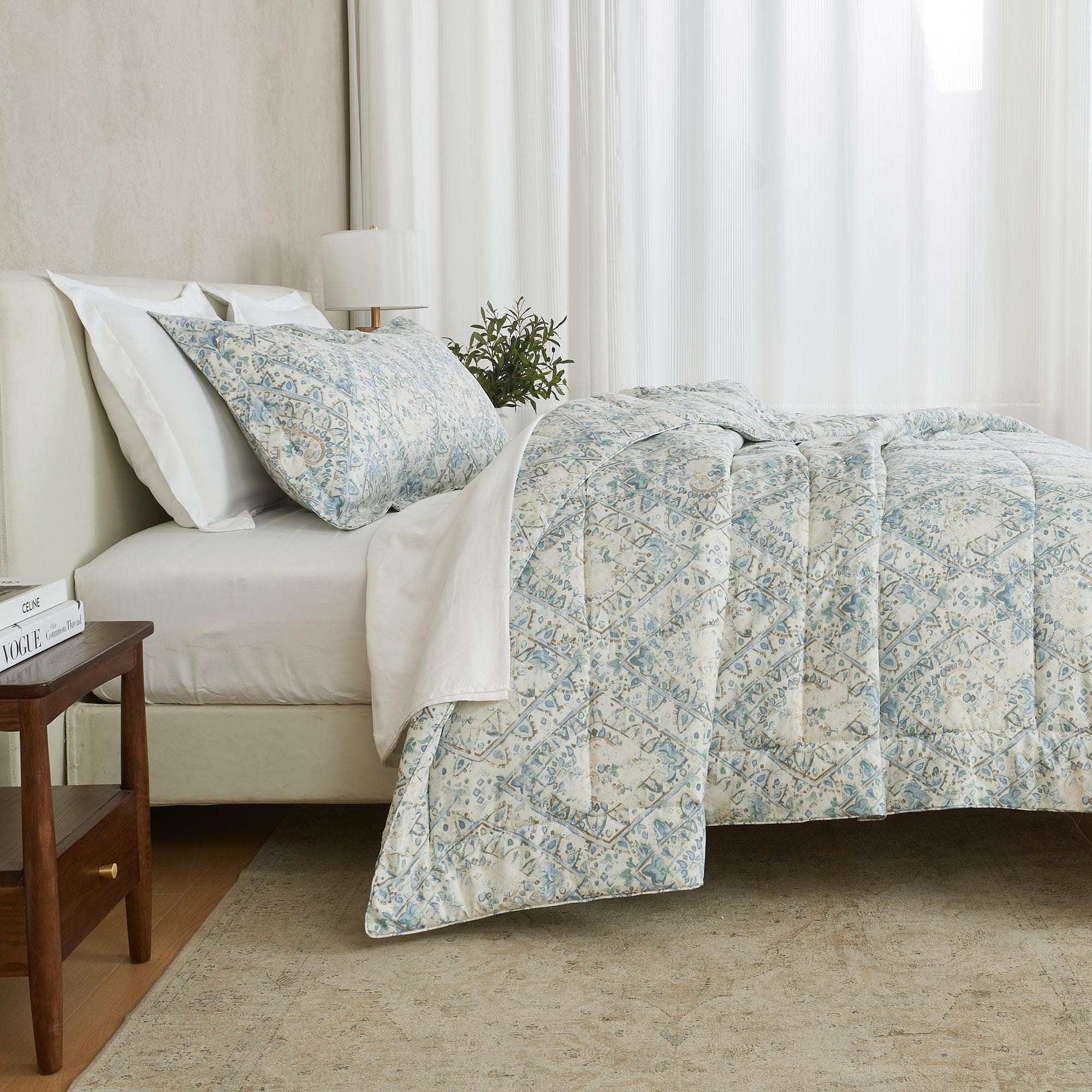 Reversible Comforter Set - Odette Collection