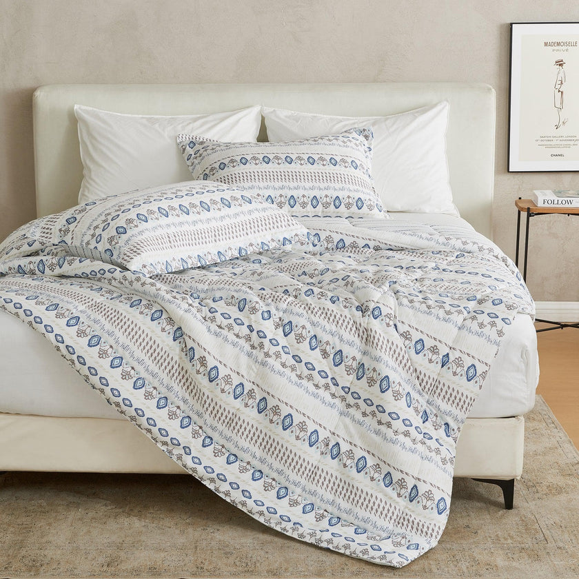Reversible Comforter Set - Odette Collection