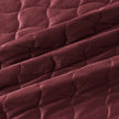 Velvet Box-Stitched Quilt Set - Vivica Collection