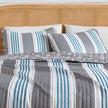 Striped Coral Quilt Set - St. Croix Collection