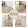 Medallion Machine Washable Accent Runner 2'4