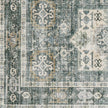 Medallion Machine Washable Accent Runner 2'4