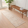 Medallion Machine Washable Accent Runner 2'4