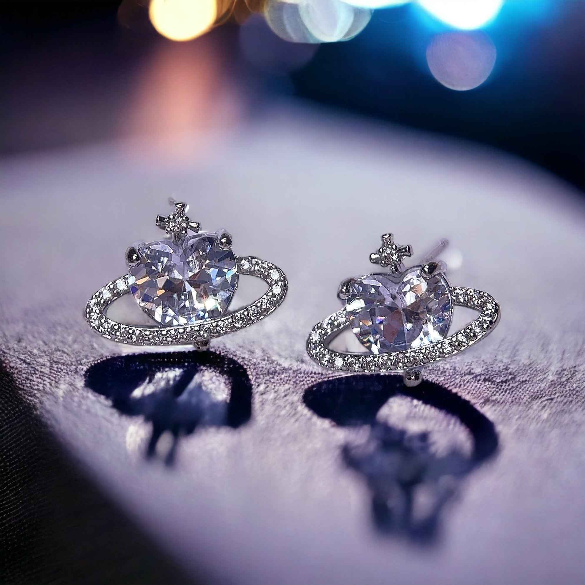 Planet Heart Earrings