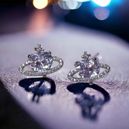 Planet Heart Earrings