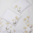 Hydrangea 100% Cotton Embroidered Duvet Cover Set