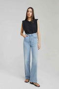Coney Island Whitefish High Rise Wide Jeans HJ007