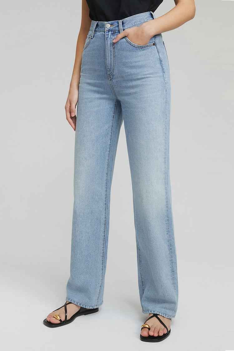Coney Island Whitefish High Rise Wide Jeans HJ007