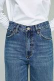 Coney Island Whitefish High Rise Wide Jeans HJ007