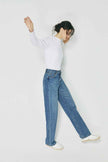 Coney Island Whitefish High Rise Wide Jeans HJ007