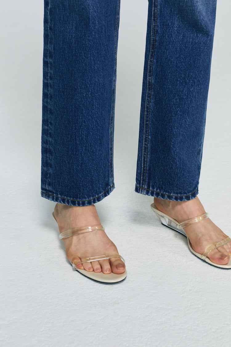 Manhattan High Rise Straight Ankle Jeans HJ160