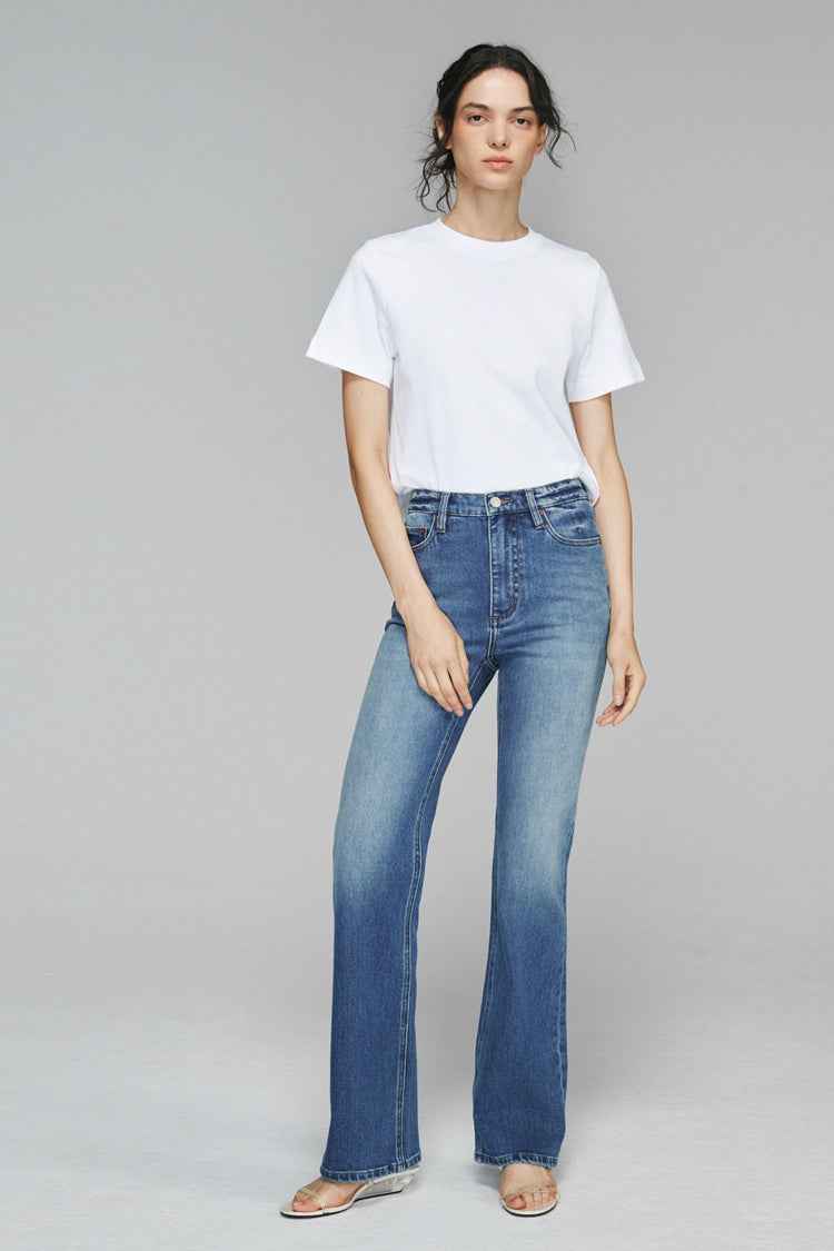 Barbara High Rise Bootcut Jeans HJ004