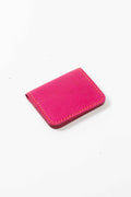 Leather Cardholder Wallet Pink