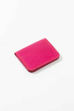 Leather Cardholder Wallet Pink