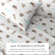 4-Piece Turkish Cotton Christmas Flannel Sheet - Whittaker Collection