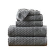 Cotton Diamond Waffle Weave Bath Towel Set - Grayson Collection