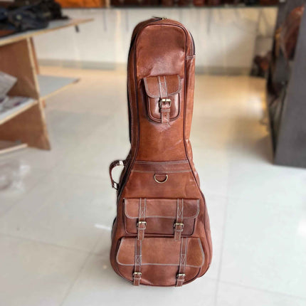 Personalized Leather Guitar Case