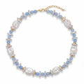 Aquamarine & Pearl Necklace