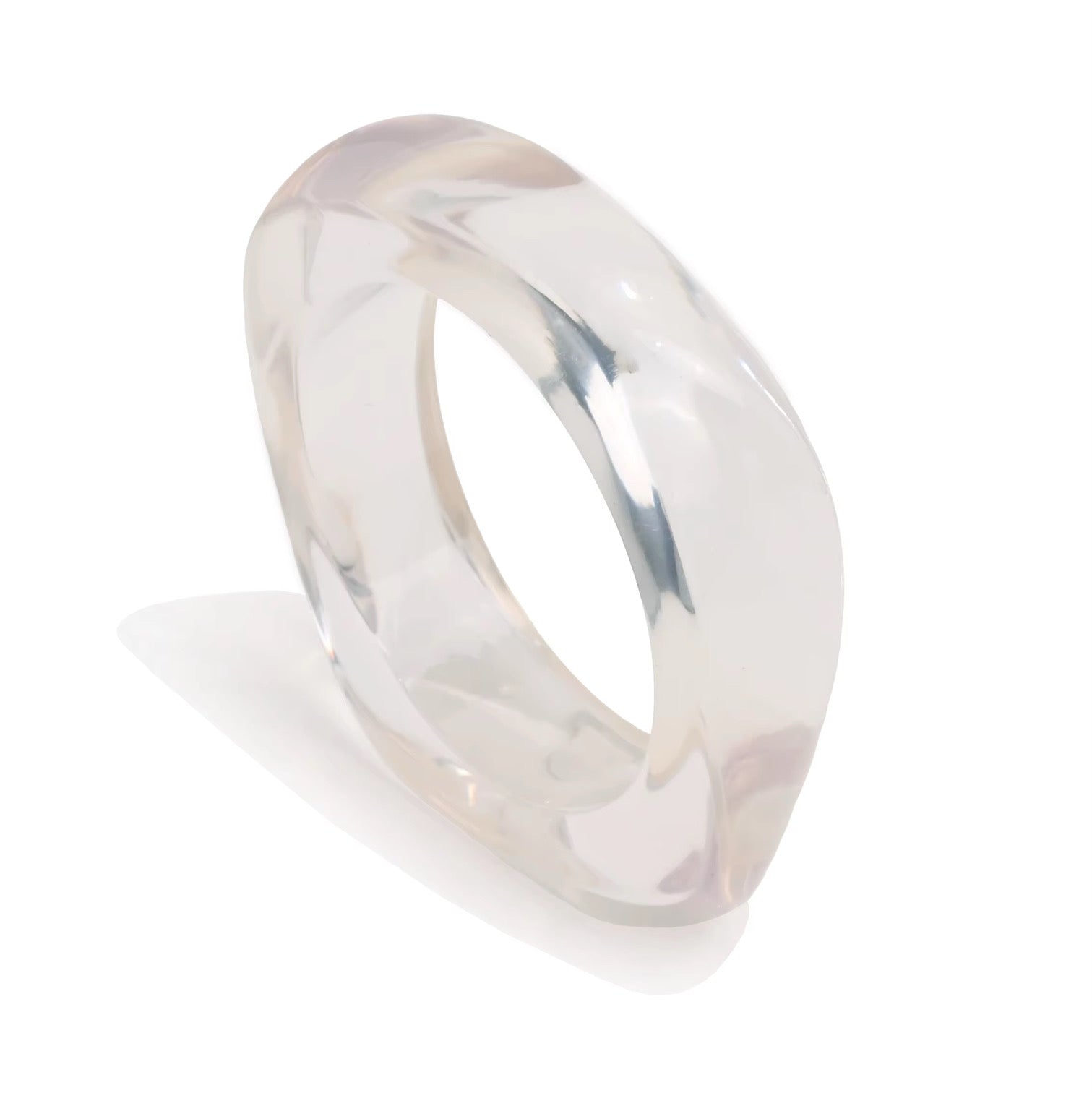 Clear Acrylic Bangle