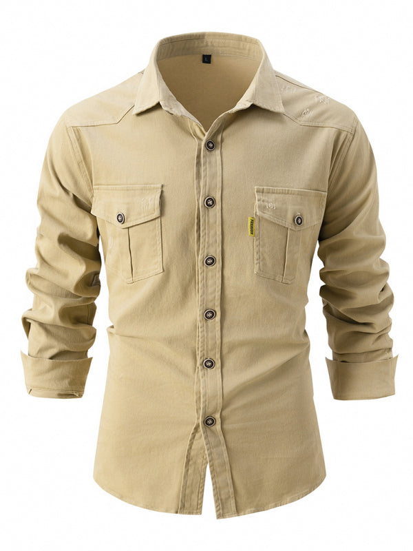 Men's Casual  Long Sleeve Shirt