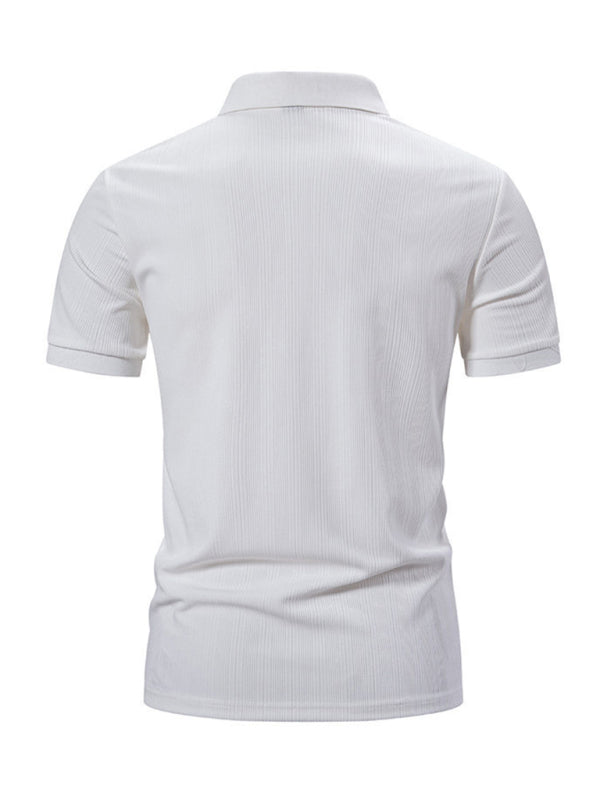 Men's New Casual Pit Lapel POLO Shirt