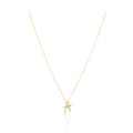 Double Cross Necklace
