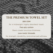 Cotton Diamond Waffle Weave Bath Towel Set - Grayson Collection