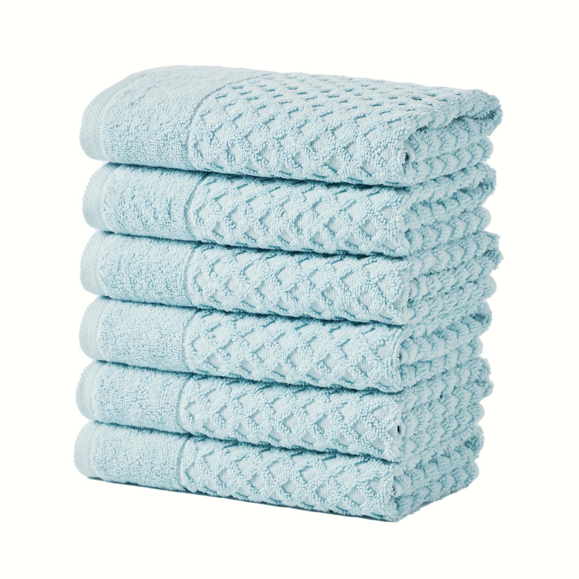 Cotton Diamond Waffle Weave Bath Towel Set - Grayson Collection